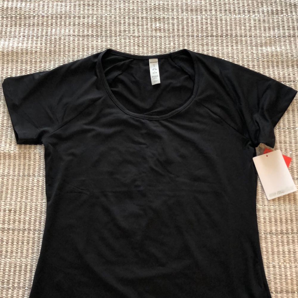 Black Marika athletic shirt